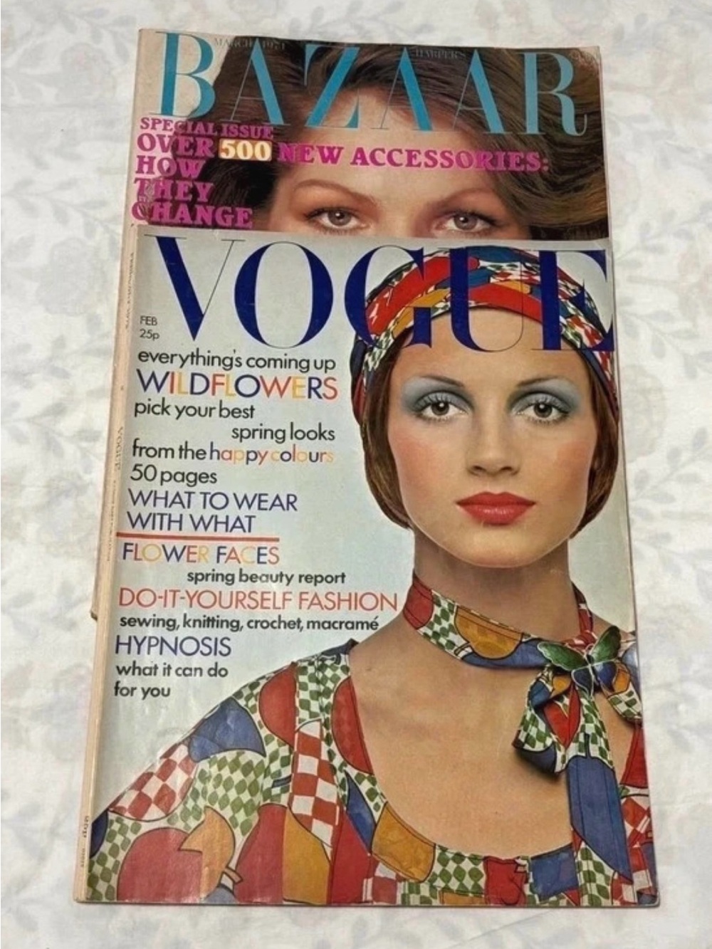 Vogue and Harper's Bazaar magazines